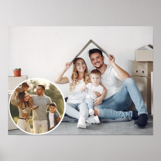 Aangepast 2 fotocollage poster (Voorkant)