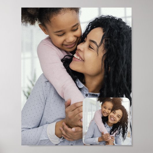 Aangepast 2 fotocollage poster (Voorkant)