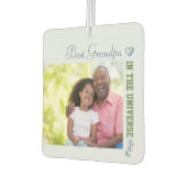 Aangepast 2 foto's - Beste opa in het universum Luchtverfrisser (Links)