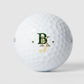 Aangepast 2-Initialen monogram Golfballen (Voorkant)