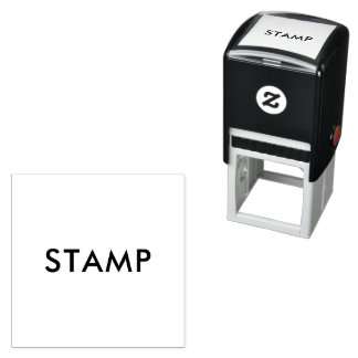 Aangepast 3,8 cm x 3,8 cm zelfinktende stempel