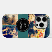 Aangepast 3 fotocollage Case-Mate iPhone case (Achterkant (horizontaal))