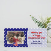 Aangepast 3 Foto's Amerikaanse vlag Patriottische  (Staand voorkant)