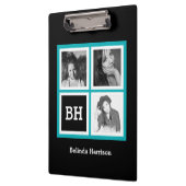 Aangepast 3 installagram Foto's Aangepaste Turquoi Klembord (Links)