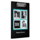 Aangepast 3 installagram Foto's Aangepaste Turquoi Klembord (Rechts)