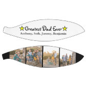 Aangepast 4 Foto groot pap ooit Vaderdag Basketbal (Panelen)