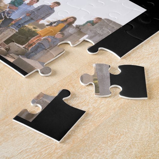 Aangepast 4 Foto grootst pap ooit Vaderdag SM Legpuzzel (Zijkant)