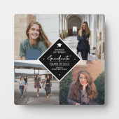 Aangepast 4 fotocollage raster modern afstuderen fotoplaat (Voorkant)