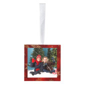 Aangepast 4 Fotokubus-versiering Kubus Ornament (Rechts)