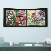 Aangepast 4 Horizontale Afbeelding voor fotocollag Spandoek (Beurs)