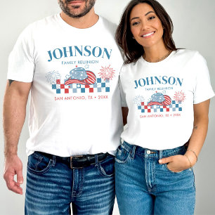Aangepast 4 juli Cowboy Family Reunion Matching T-shirt