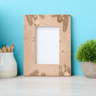 Aangepast 4 "x 6" Portret, FrameStyle: natuurlijk Gegraveerde Lijstjes