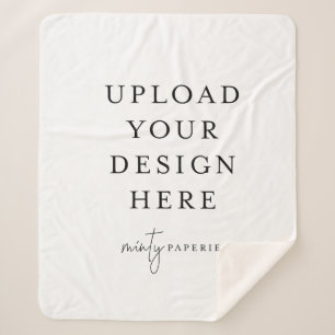 Aangepast 50 x 60-inch Sherpa Blanket, medium Sherpa Deken