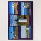 Aangepast 5 Fotocollage-vuurtoren Legpuzzel (Verticaal)