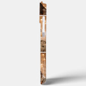 Aangepast 5 Foto's Kute Heart Script Name White Case-Mate iPhone Case (Achterkant / Links)