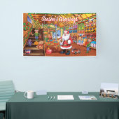 Aangepast 5' x 3' kerstvinylbanner spandoek (Beurs)
