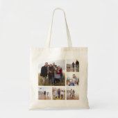 Aangepast 6 fotocollage tote bag (Voorkant)
