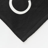 Aangepast 6-serie Aangepast fotocollage (zwart) Fleece Deken (Hoek)