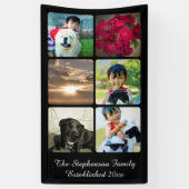 Aangepast 6 Verticaal mozaïekAfbeelding voor fotoc Spandoek (Verticaal)