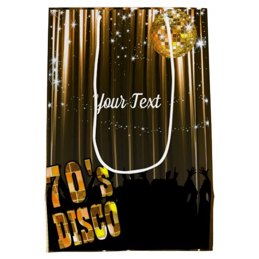 Aangepast 70s Disco Medium Cadeauzakje (Achterkant)