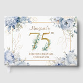 Aangepast 75e verjaardag gastenboek (Voorkant)
