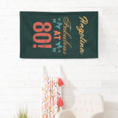 Aangepast 80e verjaardag Fabulous Spandoek (Insitu)