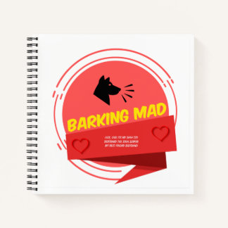 Aangepast 8,5-inch x 8,5-inch spiral notebook notitieboek