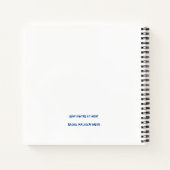 Aangepast 8,5-inch x 8,5-inch spiral Notitieboek (Achterkant)