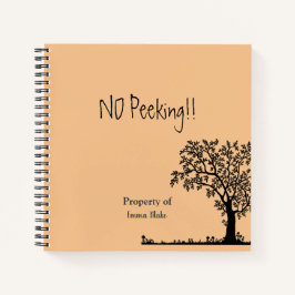 Aangepast 8,5-inch x 8,5-inch spiral zakboek notitieboek