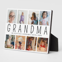 Aangepast 8 Foto Modern Grandma Gift