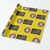 Aangepast 911 Dispatcher Wrapping Paper Cadeaupapier (Uitgerold)