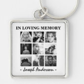 Aangepast 9 foto-Herinnering voor het liefdevol ge Sleutelhanger (Voorkant)