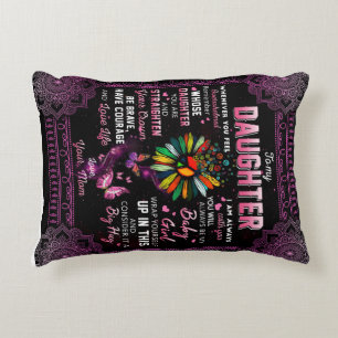 Aangepast aan mijn dochter Butterfly Blanket, Accent Kussen
