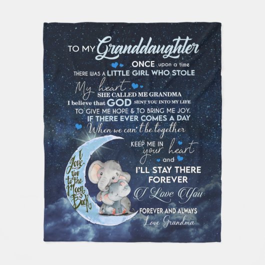 Aangepast aan mijn kleindochter fleece deken (Voorkant)