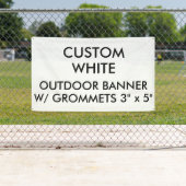 Aangepast, aangepast, 3 x 5-inch buitenste banner (Insitu)