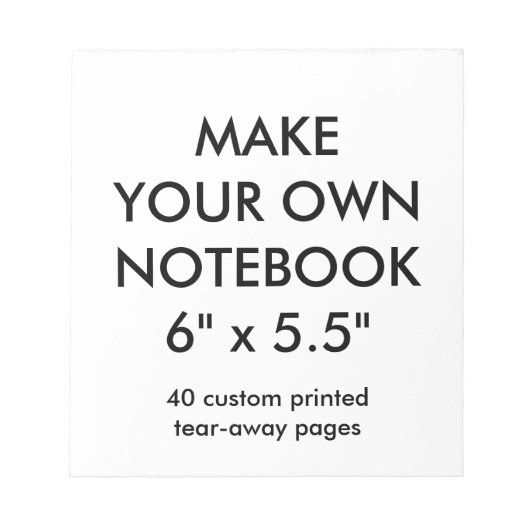 Aangepast, aangepast 40 Notitieblok voor wegwerppa (Voorkant)