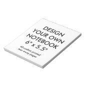 Aangepast, aangepast 40 Notitieblok voor wegwerppa (Gedraaid)