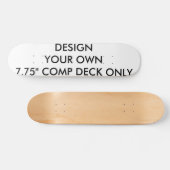 Aangepast aangepast 7,75-inch Comp Skateboard-deck Skateboard (Horizontaal)