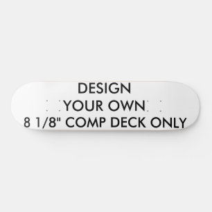 Aangepast aangepast 8 1/8-inch Comp Skateboard Dec