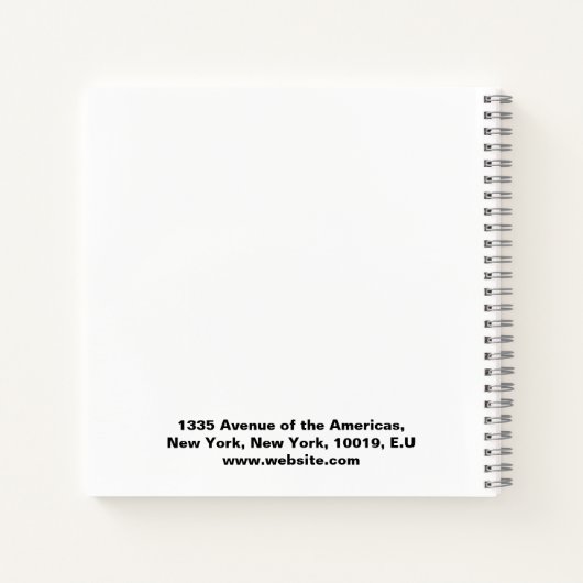 aangepast aangepast aangepast Notitieboek voor tek (Achterkant)