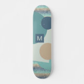 Aangepast aangepast Abstract geometrisch kunstpatr Skateboard (Voorkant)
