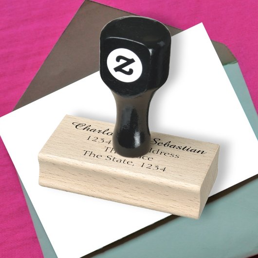 Aangepast, aangepast adres 	rubberstempel