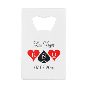 Aangepast aangepast cadeau voor fancy Las Vegas br Kredietkaart Flessenopener
