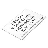 Aangepast, aangepast groot Notitieblok 40-pagina v (Schuin)