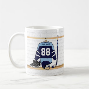 Aangepast aangepast ijs Hockey Jersey Koffiemok