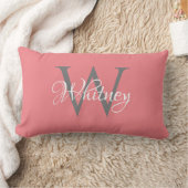 Aangepast, aangepast Initiaal-script monogram Kussen (Deken)
