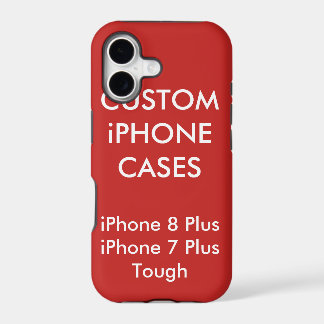 Aangepast aangepast iPhone 8 plus robuust Hoesje v
