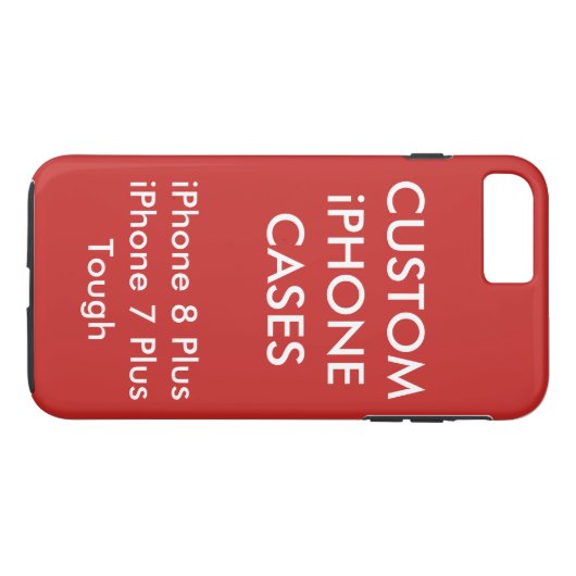 Aangepast aangepast iPhone 8 plus robuust Hoesje v (Achterkant (Horizontaal))