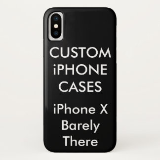 Aangepast aangepast iPhone X Barely Daar Hoesje