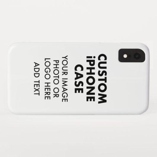 Aangepast aangepast iPHONE XR BARELY THERE HOESJE (Achterkant (horizontaal))